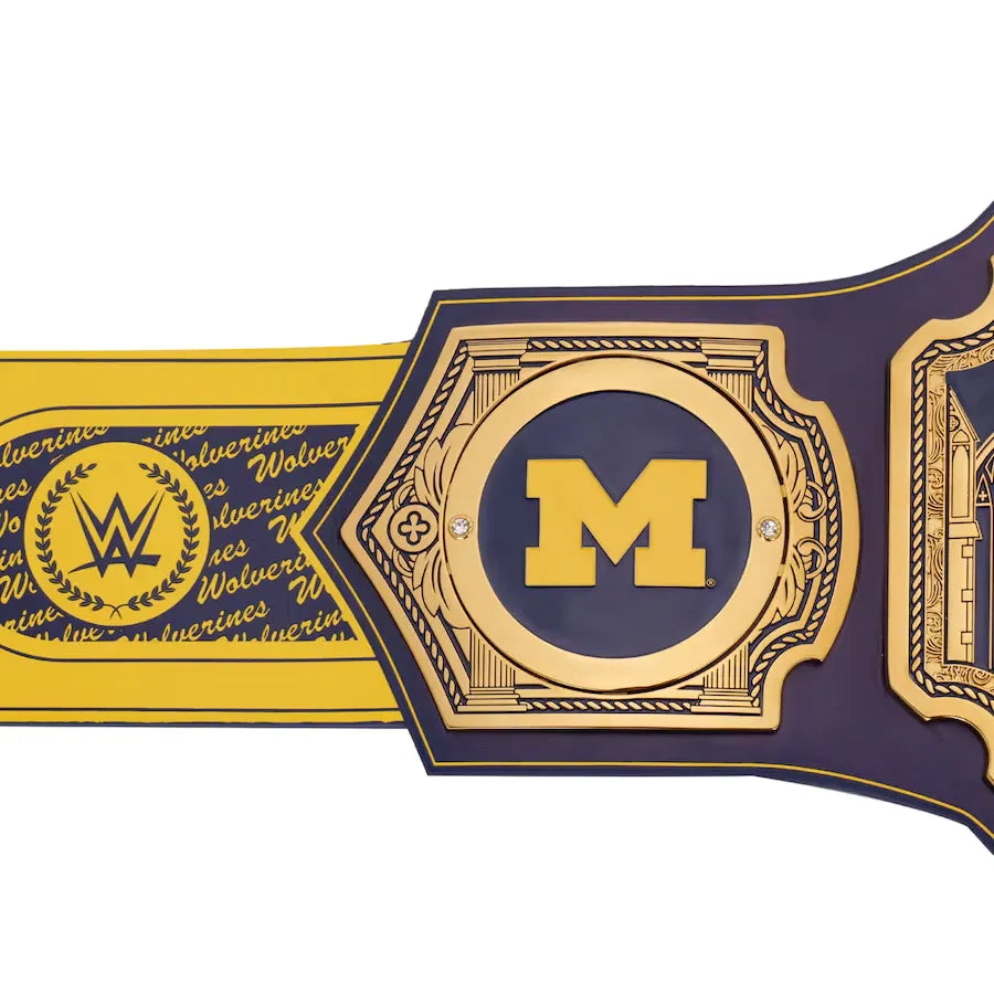 WWE-Michigan-Wolverines-WWE-Legacy-Championship-Title-Belt (1)