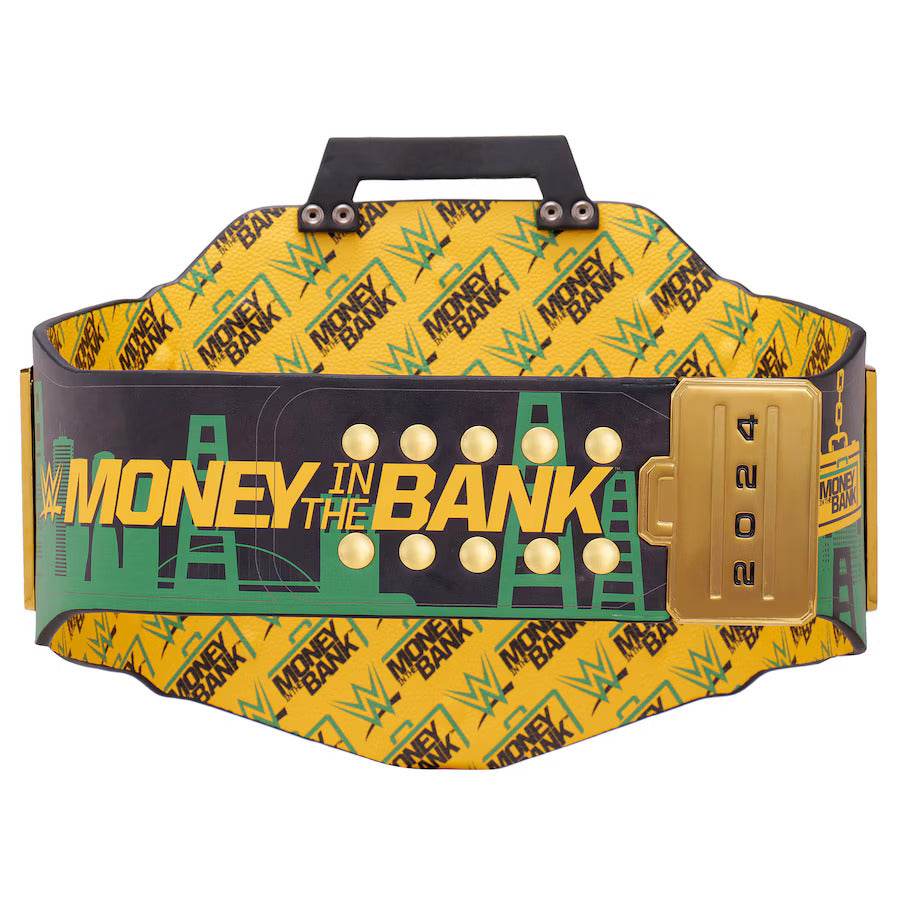 WWE Money in the Bank 2024 Limited Edition Championship Title Belt Championship Belt WWF Belt