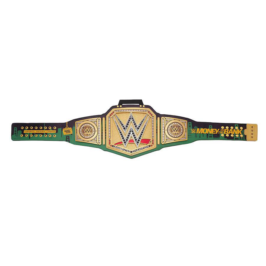 WWE Money in the Bank 2024 Limited Edition Championship Title Belt Championship Belt WWF Belt