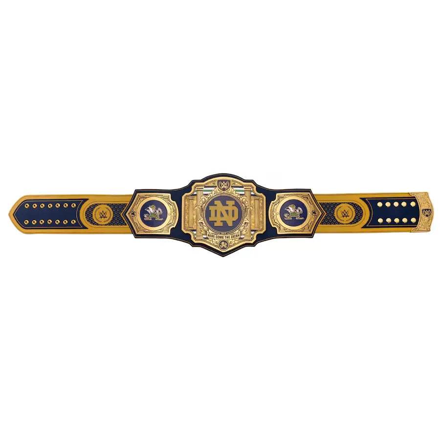 WWE Notre Dame Fighting Irish College Legacy Championship Belt Championship Belt WWF Belt