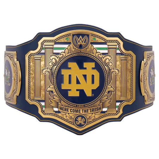 WWE Notre Dame Fighting Irish College Legacy Championship Belt Championship Belt WWF Belt