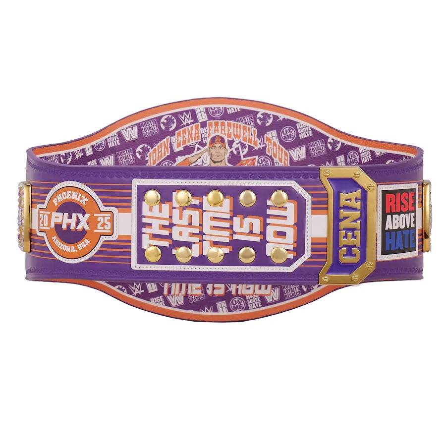 WWE John Cena Farewell Tour 2025 Phoenix Spinner Championship Belt Championship Belt WWF Belt