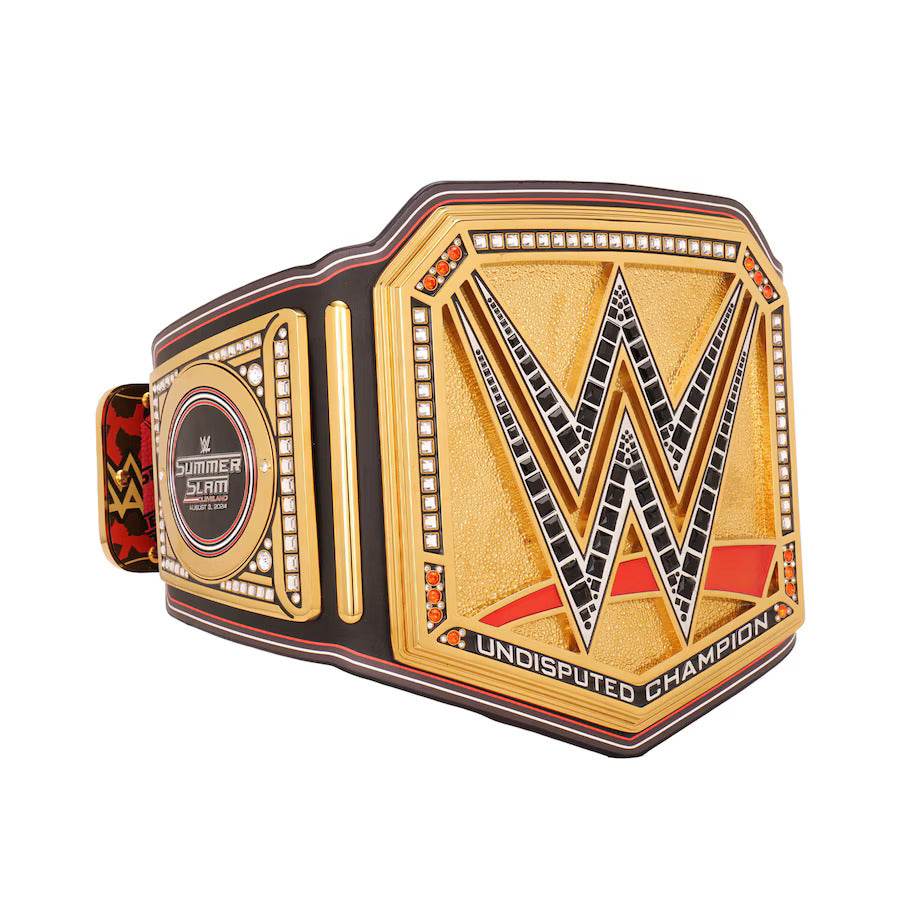 WWE SummerSlam 2024 Limited Edition Undisputed Championship Belt Championship Belt WWF Belt