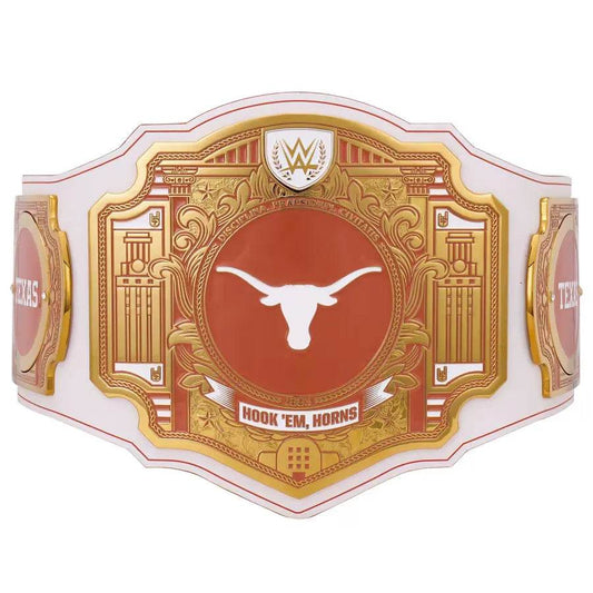 WWE Texas Longhorns College Legacy Championship Title Belt Championship Belt WWF Belt