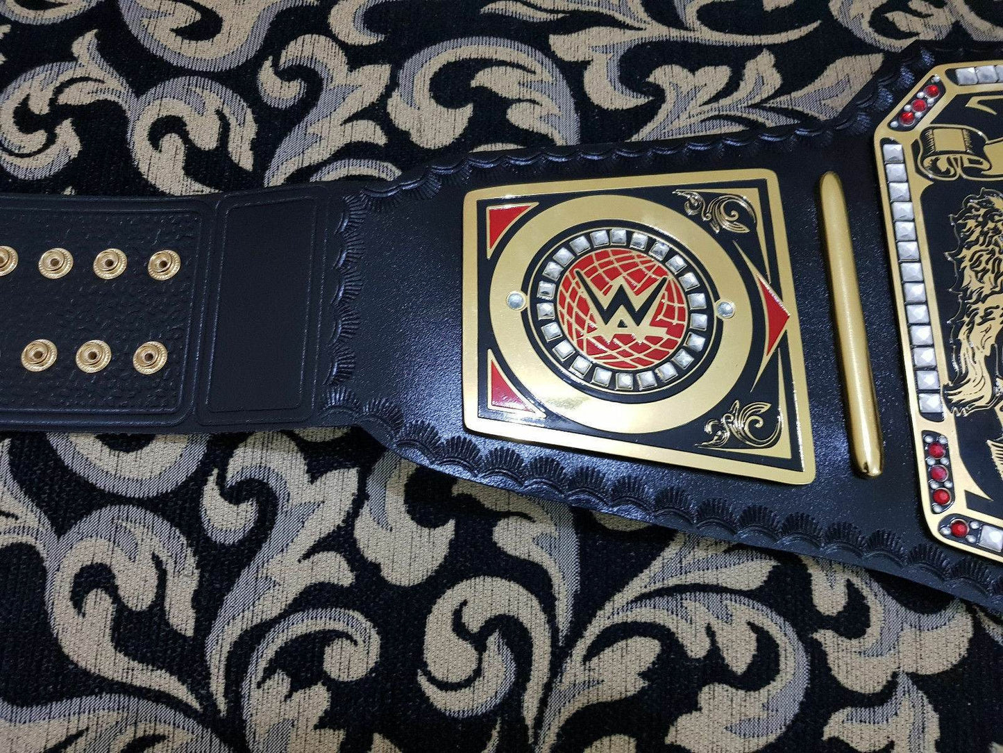 WWE United Kingdom Champion Wrestling Title Belt Championship Belt WWF Belt