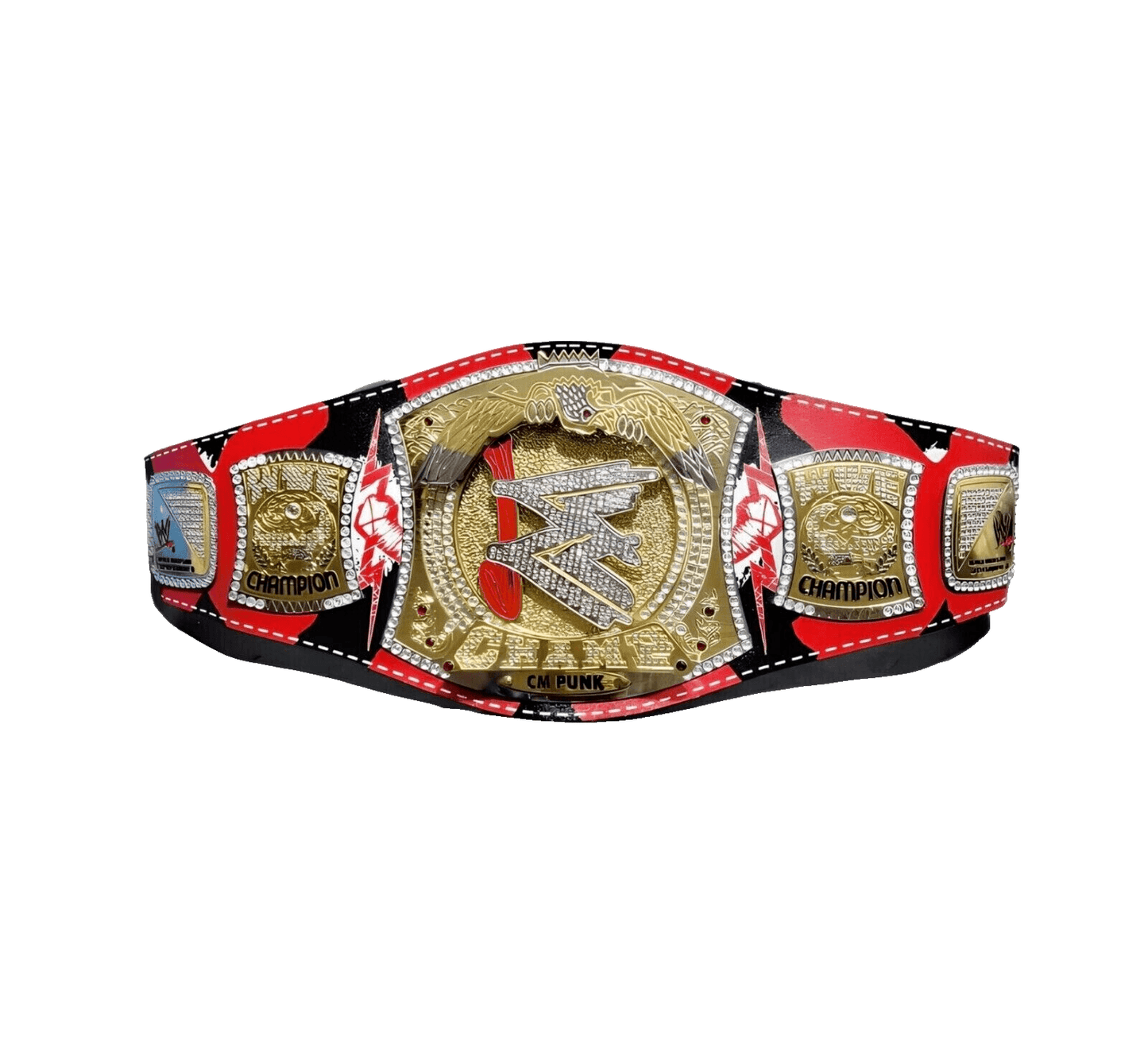 WWE CM Punk Spinner Championship Title Belt Championship Belt WWF Belt