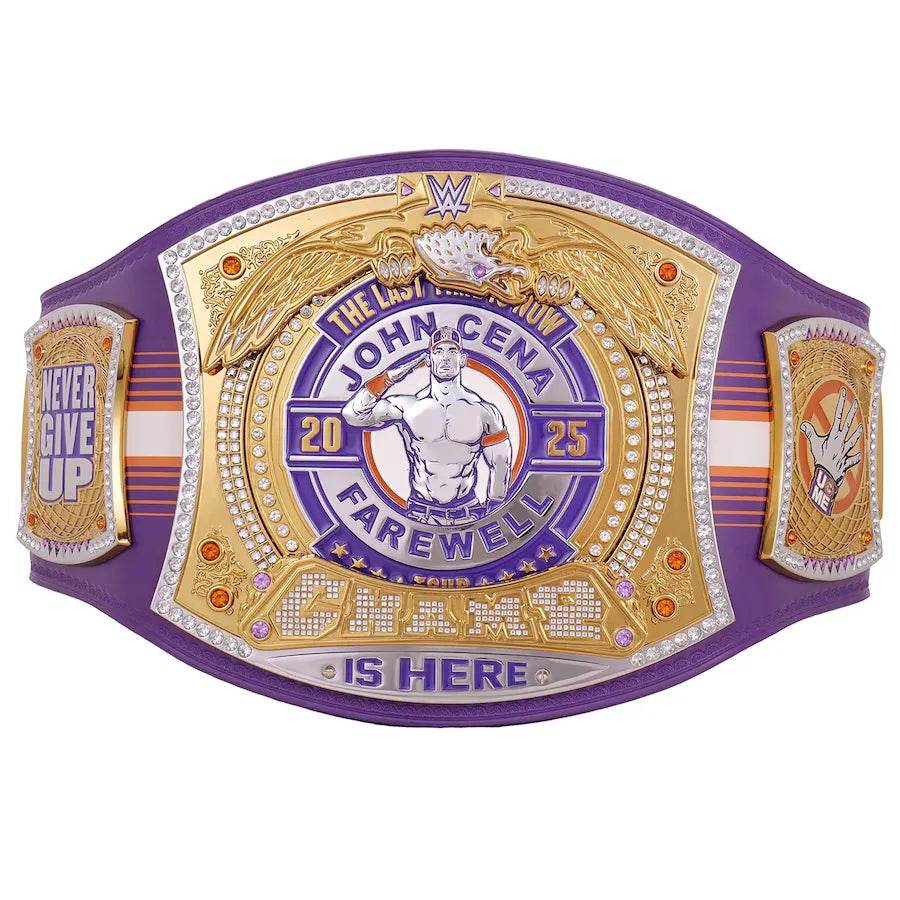 WWE John Cena Farewell Tour 2025 Phoenix Spinner Championship Belt Championship Belt WWF Belt