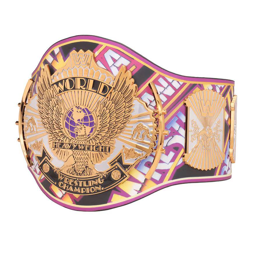 WWE Winged Eagle 40 Years Of WrestleMania Replica Title Belt Championship Belt WWF Belt