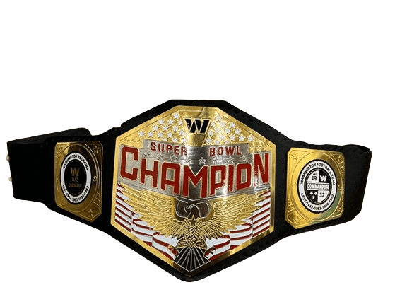 Washington Commanders Redskins NFL Championship Belt Championship Belt WWF Belt