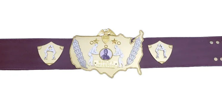 WWWF Nature Boy Buddy Rogers 1963 World Champion Belt Championship Belt WWF Belt