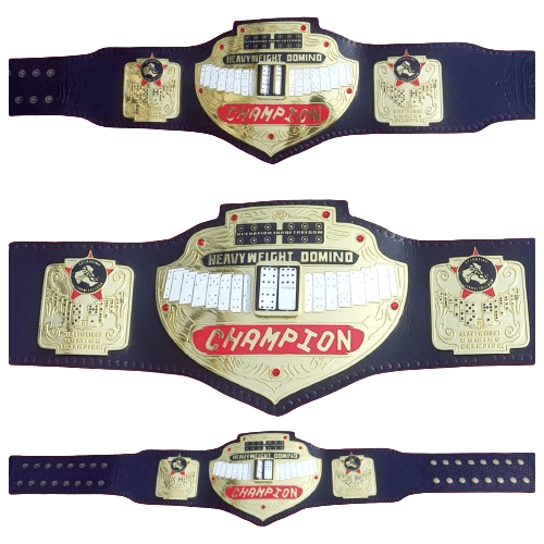 US Army Dominos Tournament Champion Title Belt Championship Belt WWF Belt