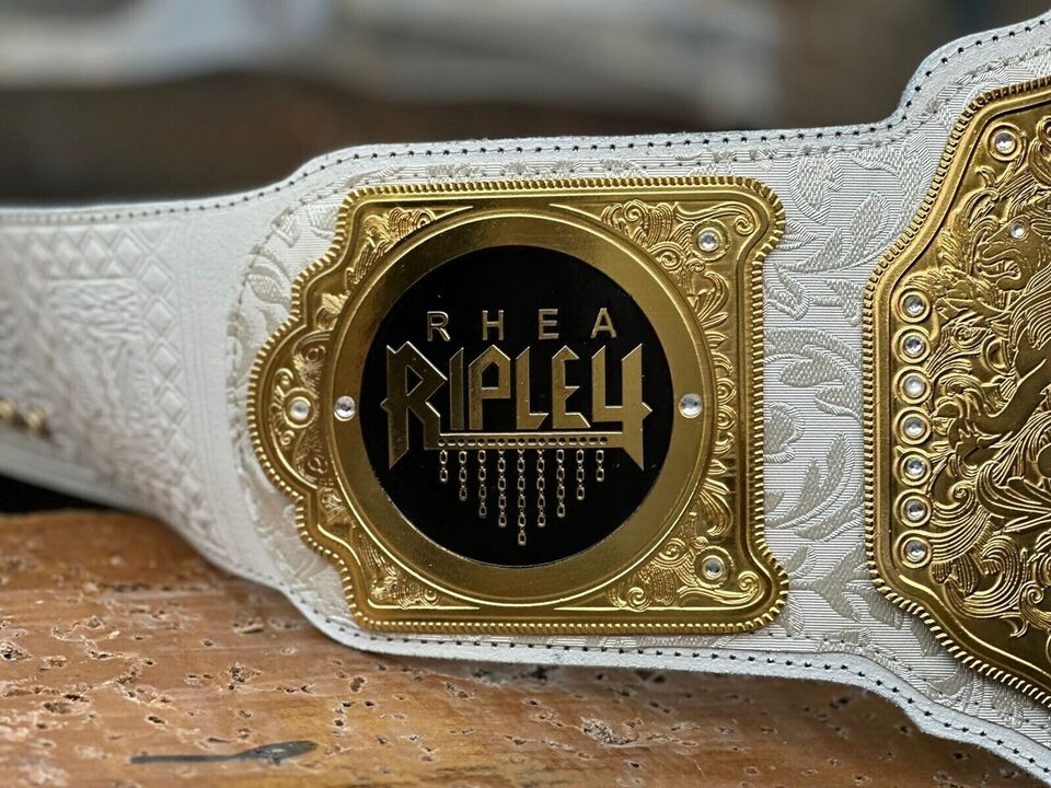 Womens World Heavyweight Championship Belt Wrestling Replica 2mm Brass adult