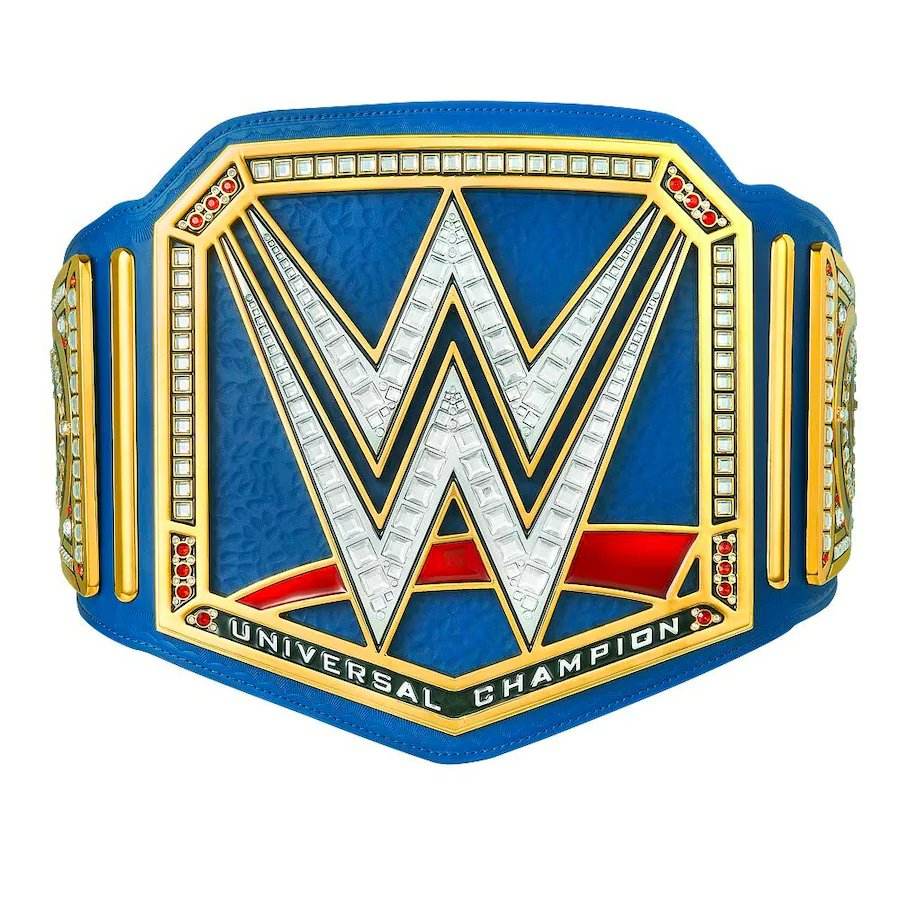 Blue Universal Championship Replica Title Belt Championship Belt WWF Belt