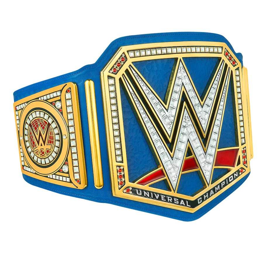 Blue Universal Championship Replica Title Belt Championship Belt WWF Belt