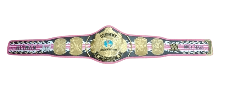 The Hitman Bret Hart Championship Title Belt Replica Championship Belt WWF Belt