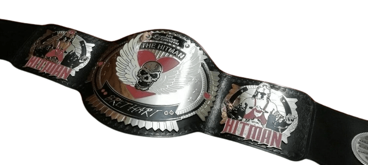 Bret Hart The Hitman Wrestling Championship Title Belt Championship Belt WWF Belt
