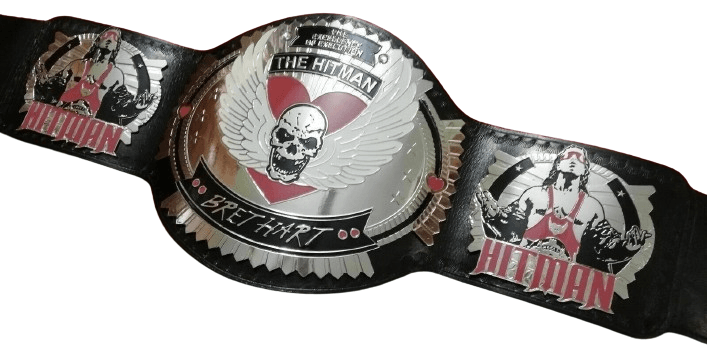 Bret Hart The Hitman Wrestling Championship Title Belt Championship Belt WWF Belt