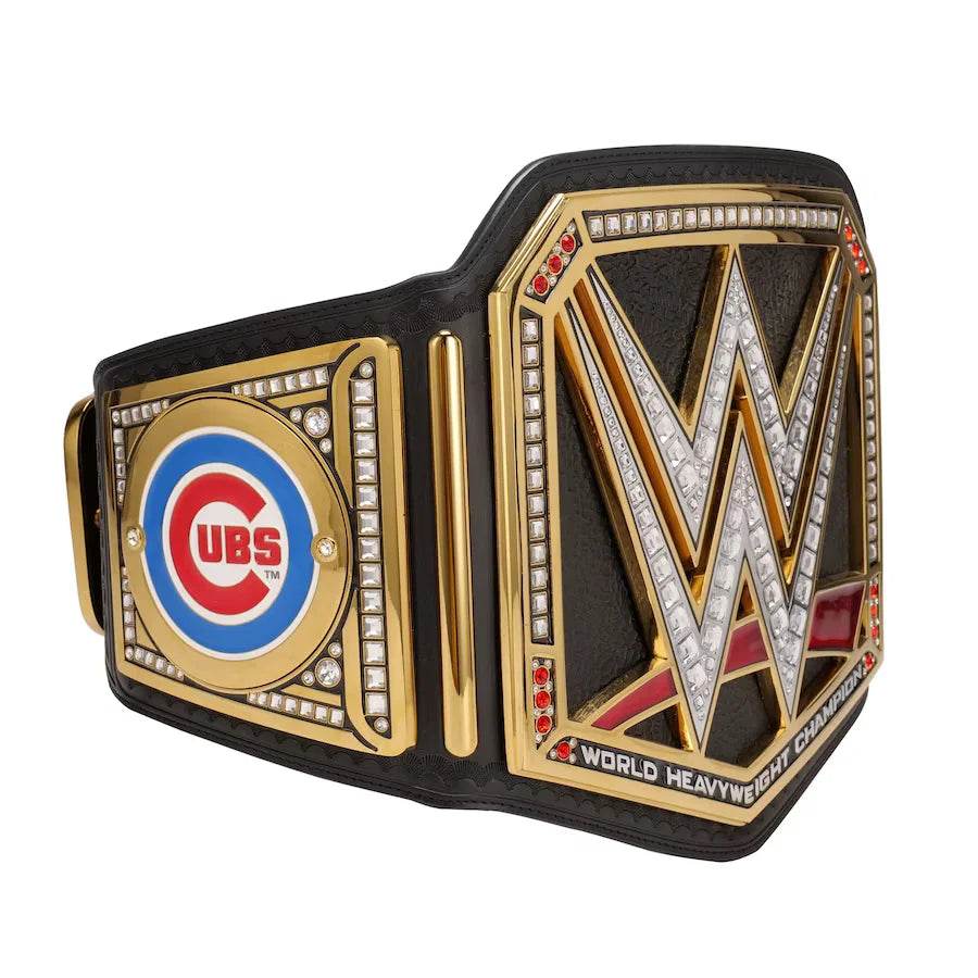 Chicago Cubs Championship Replica Side Plate Box Set Championship Belt WWF Belt