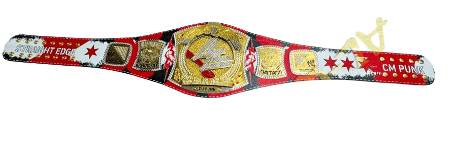 WWE CM Punk Spinner Wrestling Heavyweight Championship Title Belt Championship Belt WWF Belt