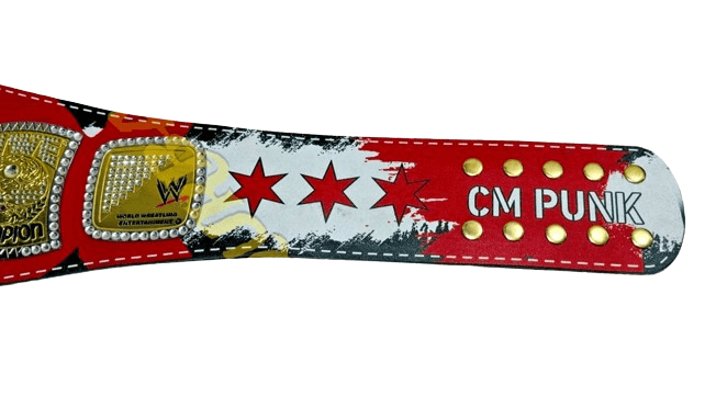 WWE CM Punk Spinner Wrestling Heavyweight Championship Title Belt Championship Belt WWF Belt