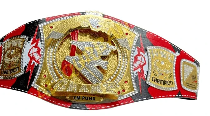 WWE CM Punk Spinner Wrestling Heavyweight Championship Title Belt Championship Belt WWF Belt