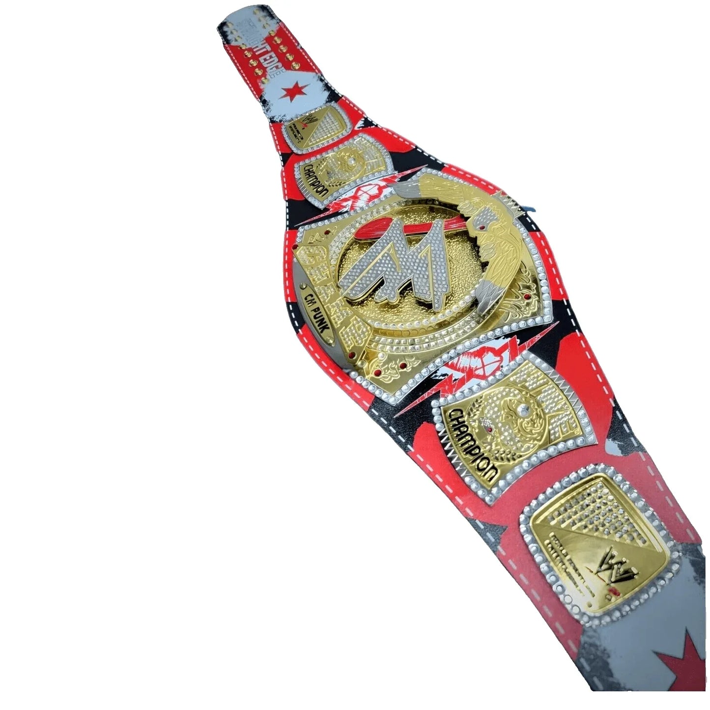 WWE CM Punk Spinner Championship Title Belt Championship Belt WWF Belt