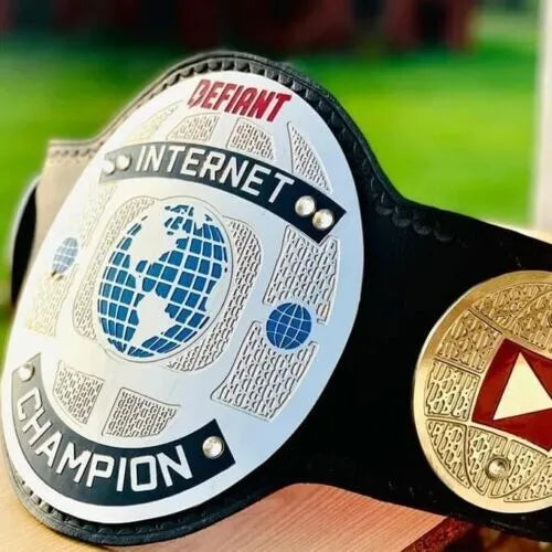Defiant Internet Champion Title Belt Championship Belt WWF Belt