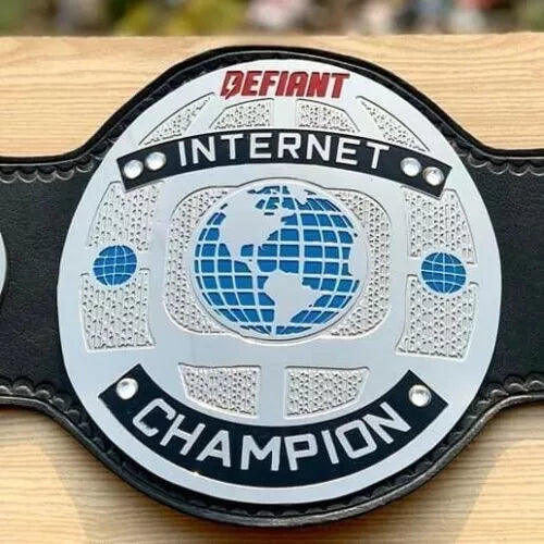Defiant Internet Champion Title Belt Championship Belt WWF Belt