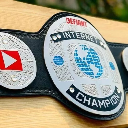 Defiant Internet Champion Title Belt Championship Belt WWF Belt