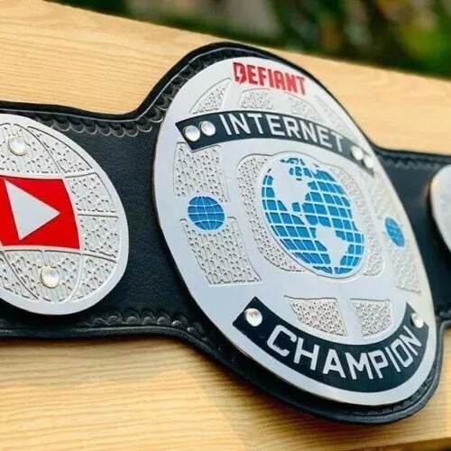 Defiant Internet Champion Title Belt Championship Belt WWF Belt