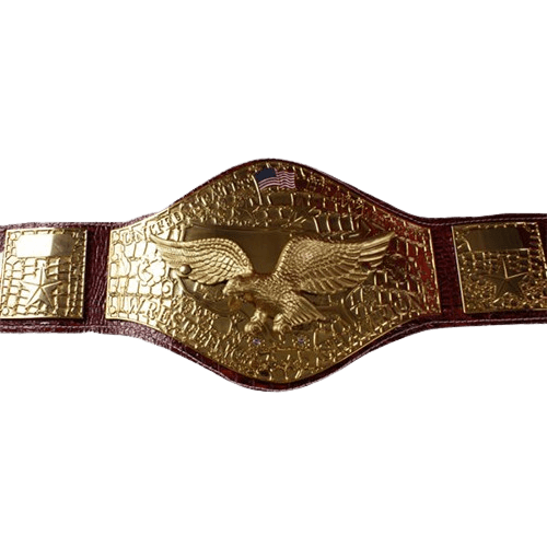 NWA “Sheik” United States Wrestling championship Title belt Championship Belt WWF Belt