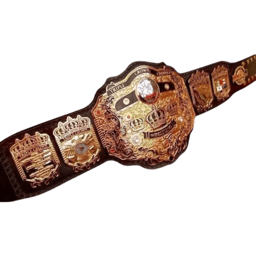 NWA Triple Crown Old School Wrestling Champion Belt Kevin Sullivan Championship Belt WWF Belt