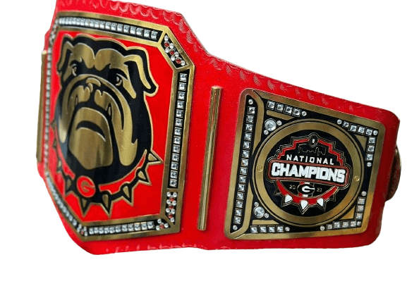 Georgia Bulldog NFL American Football Championship Belt Championship Belt WWF Belt