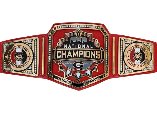 Georgia Bulldogs Super Bowl NFL Championship Replica Title Belt Championship Belt WWF Belt