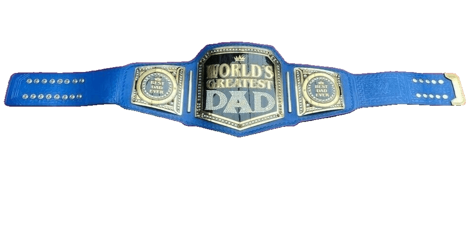 World Greatest Dad Championship Title Belt Replica Championship Belt WWF Belt