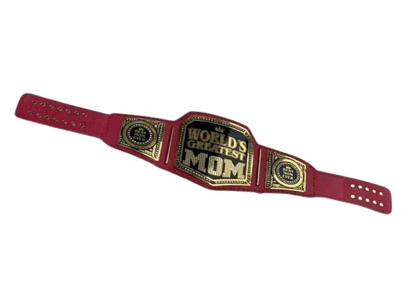 World Greatest Mom Championship Title Belt Replica Championship Belt WWF Belt