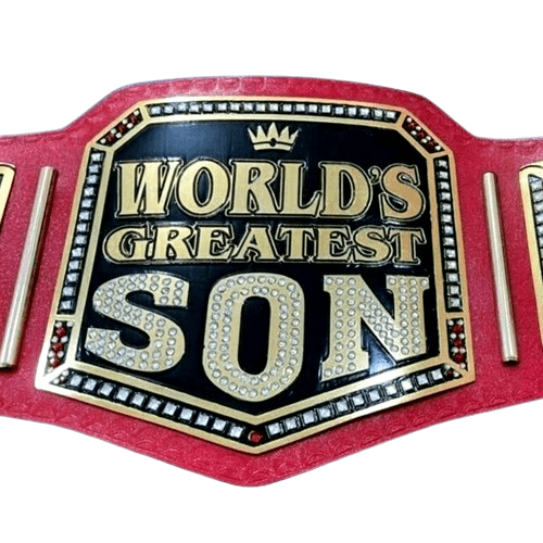World Greatest Son Championship Title Belt Replica Championship Belt WWF Belt