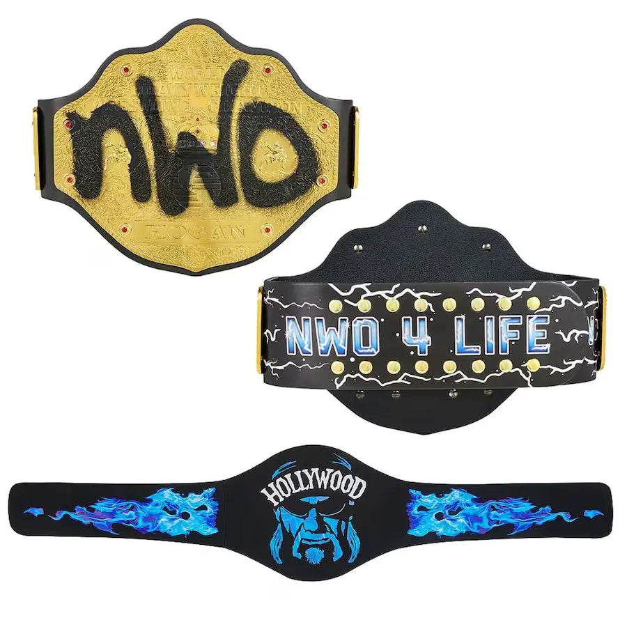 Hulk Hogan ''Hollywood'' nWo Signature Series Championship Belt Championship Belt WWF Belt