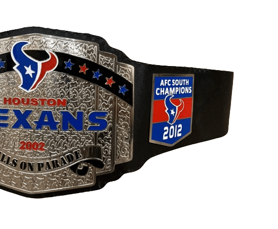 Houston Texas NFL Championship Title Belt Championship Belt WWF Belt