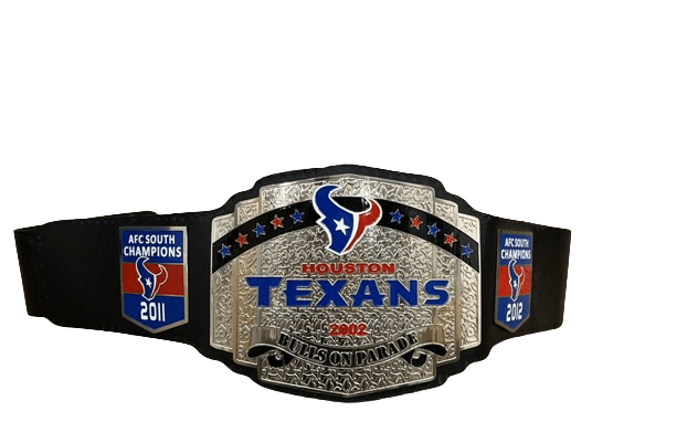 Houston Texas NFL Championship Title Belt Championship Belt WWF Belt
