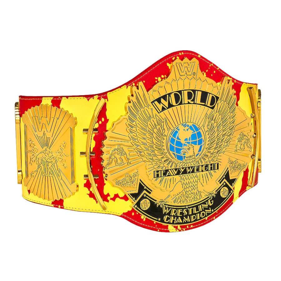 Hulk Hogan Signature Series Championship Replica Title Belt Championship Belt WWF Belt
