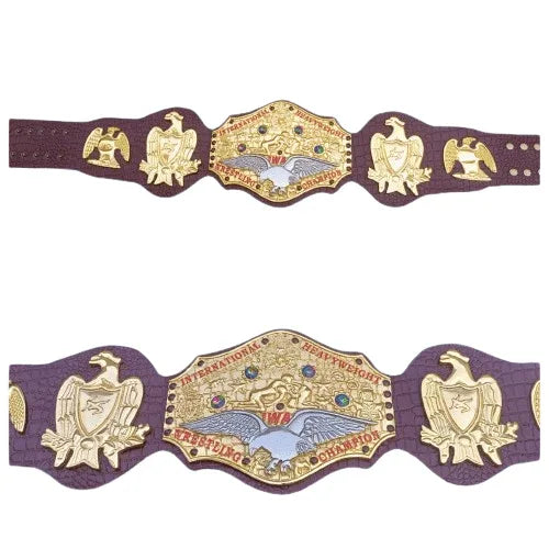IWA International Mil Mascaras Heavyweight Wrestling Champion Belt Championship Belt WWF Belt