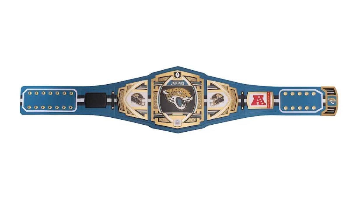 Jacksonville Jaguars WWE Legacy Title Belt Championship Belt WWF Belt
