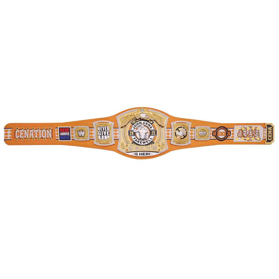 WWE John Cena Farewell Tour 2025 Knoxville Spinner Championship Belt Championship Belt WWF Belt