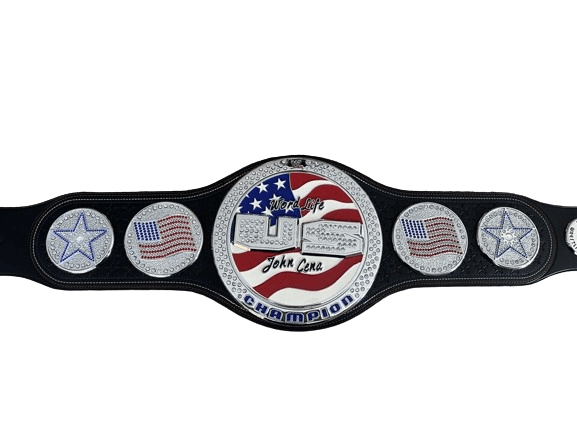 WWE John Cena US Spinner Championship Title Belt Championship Belt WWF Belt