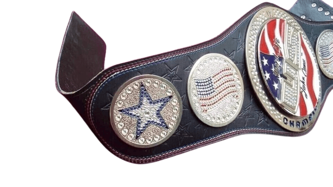 WWE John Cena US Spinner Championship Title Belt Championship Belt WWF Belt