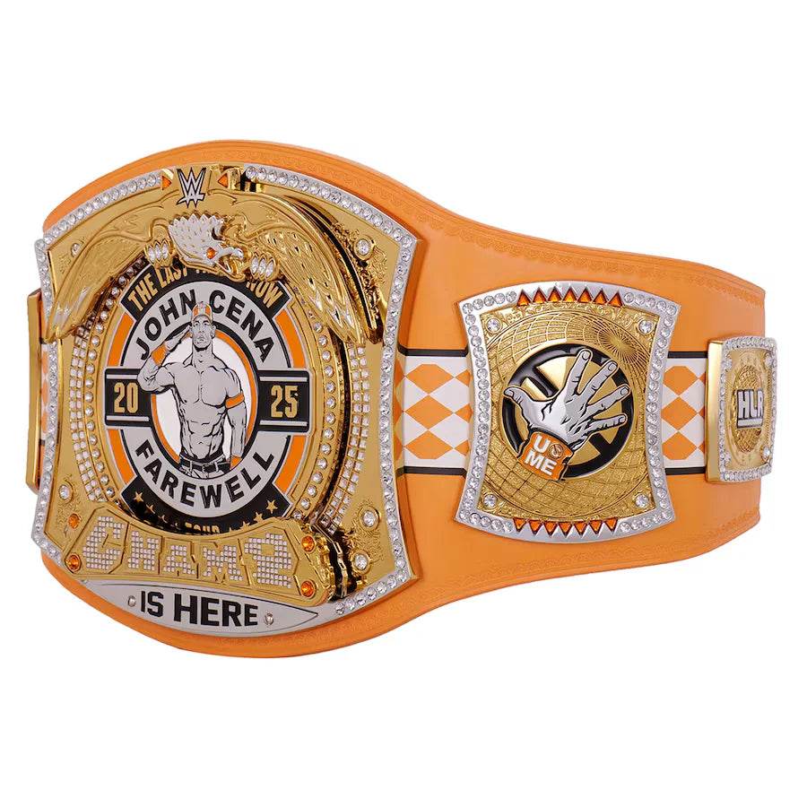 WWE John Cena Farewell Tour 2025 Knoxville Spinner Championship Belt Championship Belt WWF Belt