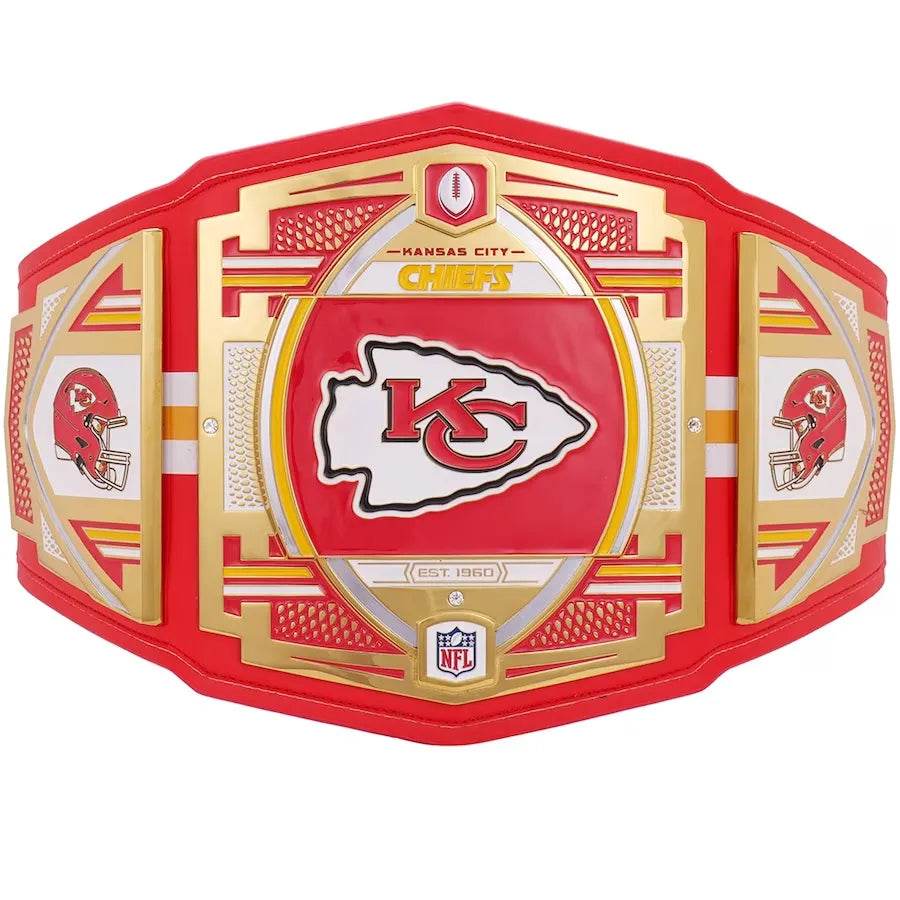 WWE Kansas City Chiefs Super Bowl Legacy Title Belt Championship Belt WWF Belt