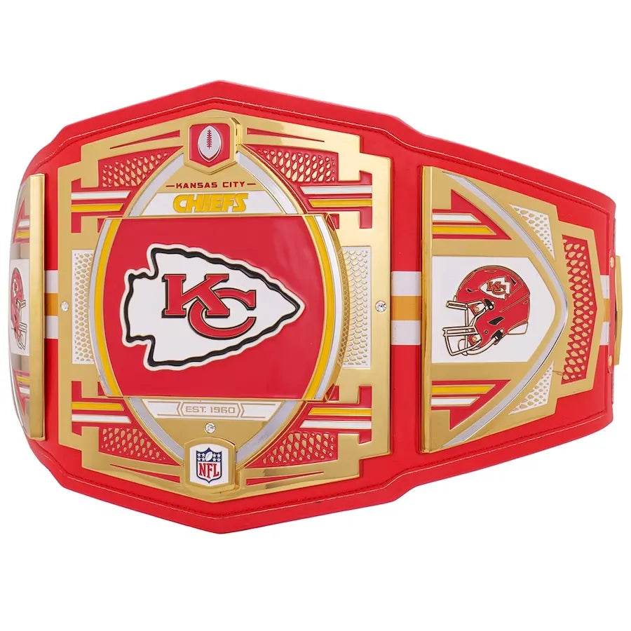WWE Kansas City Chiefs Super Bowl Legacy Title Belt Championship Belt WWF Belt