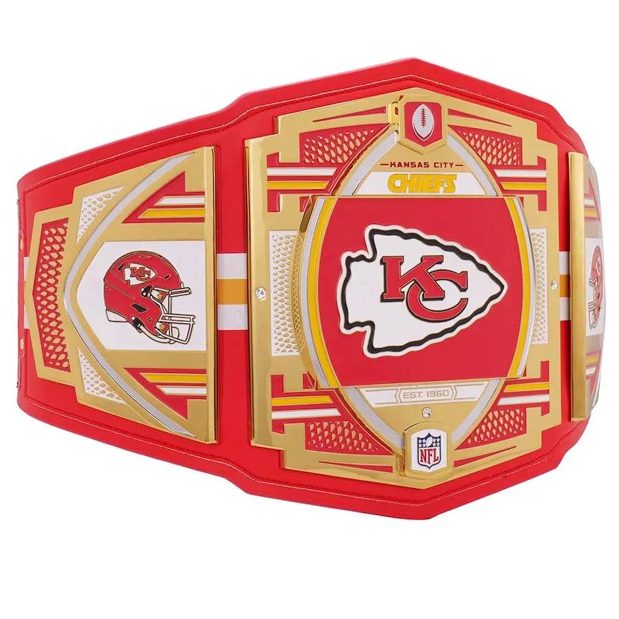WWE Kansas City Chiefs Super Bowl Legacy Title Belt Championship Belt WWF Belt
